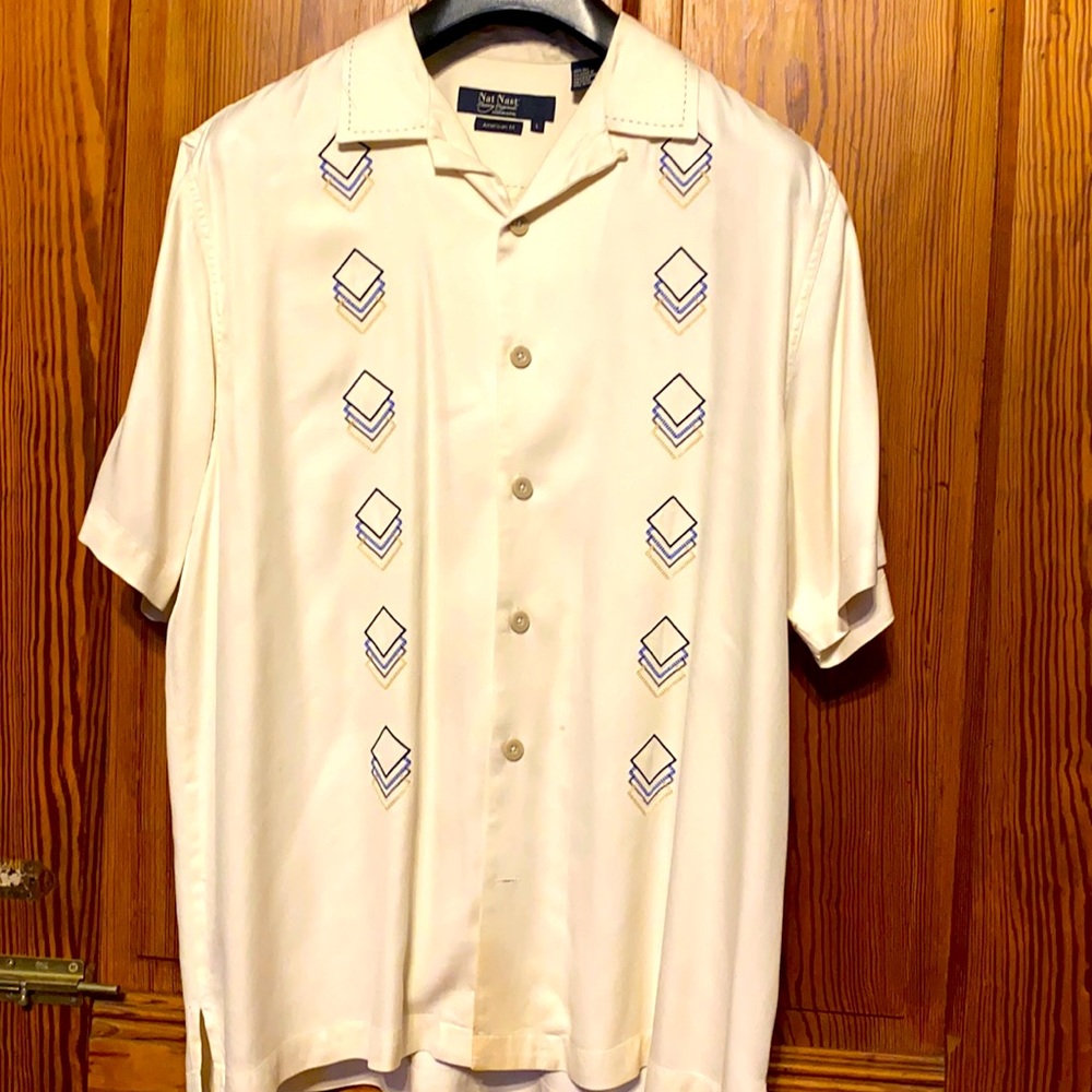Mar Mast Silk Embroidered Men’s Shirt
